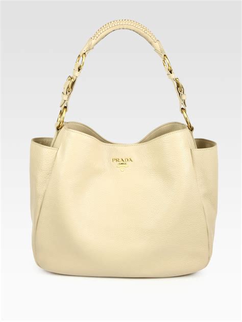 prada vitello daino hobo bag grey|prada vitello daino shopping tote.